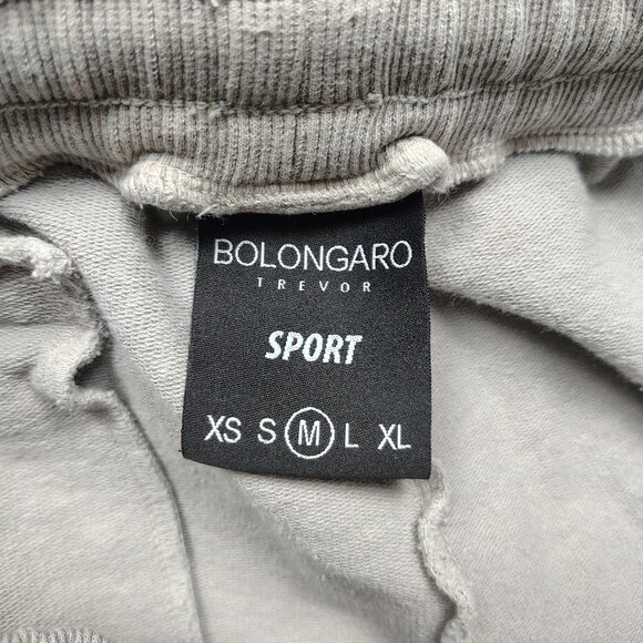 BOLONGARO TREVOR Sport Cloth Shorts Men's Medium Gray Drawstring Cotton Blend - Picture 6 of 11